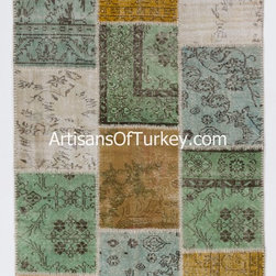 Patchwork style Up-cycled Handmade Rugs - Products