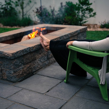 Relaxing Around the Fire Pit