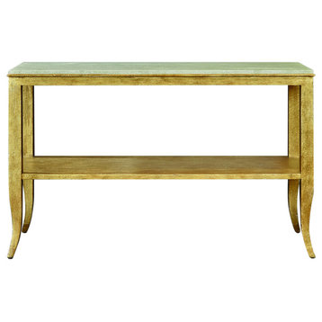 Lefleur Gold French Console With Marble