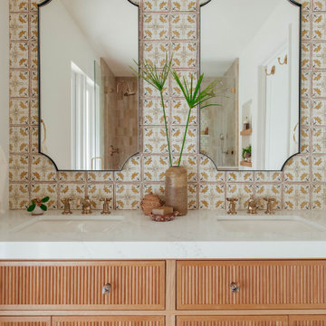 Designer Terracotta Bathroom