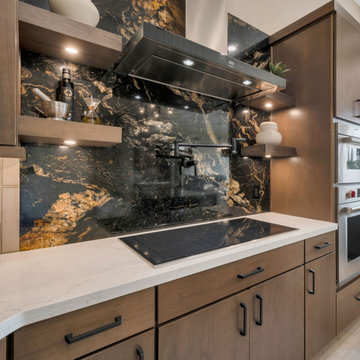 Volcano Granite Kitchen Backsplash