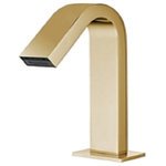 Fontana Showers - Fontana Commercial Brushed Gold Touchless Automatic Sensor Hands Free Faucet - Here is a Touch less Volume Sensor faucet in a class of its own. It has gold finish which sets your restroom apart from others. The infrared sensors enable totally hands-free operation, effectively preventing the transfer of germs. This Fontana Commercial Brushed Gold Touch less Automatic Sensor Hands Free Faucet is compatible with all standard US plumbing. The faucet can be used in commercial and residential locations, and is ADA Compliant, and has a 5-year warranty. This cast brass electronic faucet in reducing the transfer of germs by preventing cross-contamination and re-contamination of germs and bacteria by not touching the faucets or handles.