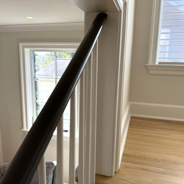 Project #142 | Transitional Staircase with Over-the-Post Balustrade