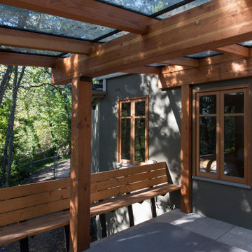 Hot Tub timber canopy