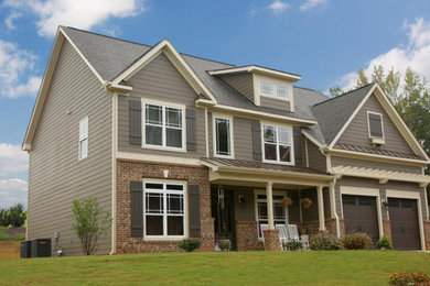 Inspiration for a transitional exterior home remodel in Other