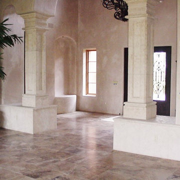 Beautiful project with several fireplace surround styles