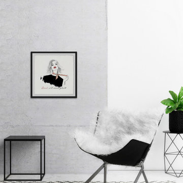 "Rose Please" Framed Painting Print