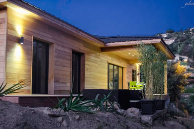 This is an example of a contemporary exterior in Corsica.