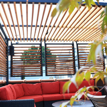 Contemporary Rooftop Garden, North Center - Chicago