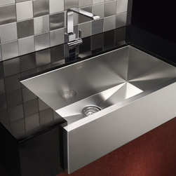 Blanco BLANCOPRECISION Super Single Bowl With Apron 513439 - Kitchen Sinks
