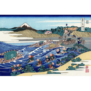 Fuji From Kanaya On Tokaido by Katsushika Hokusai, art print