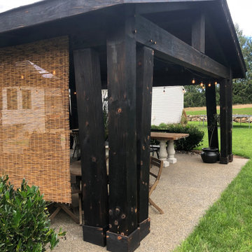 Modern Farmhouse Timber Patio
