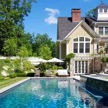 Redding Pool and Landscape