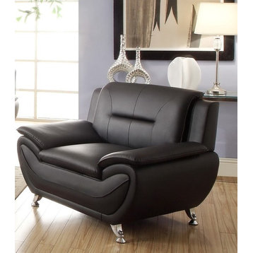 Oreo Black Living Room Collection, Chair