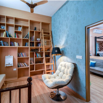 Mr Anup & Mrs Nasiya | Library |  Oceanus Garden, Sarjapur Main Road, Bengaluru