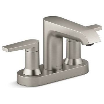Kohler Hint Centerset Bathroom Sink Faucet, Vibrant Brushed Bronze
