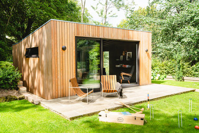 Inspiration for a contemporary garden shed and building in Sussex.