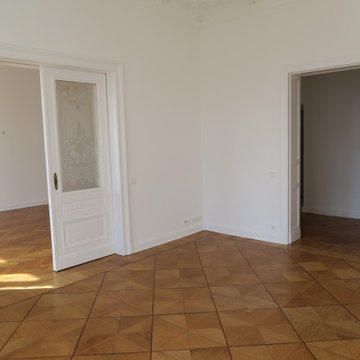 Mommsenstraße 1 Restaurierung Tafelparkett