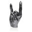 Rock On Hand Candle, Steel