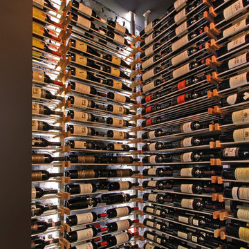 Millesime racks in the wine cellar -6-