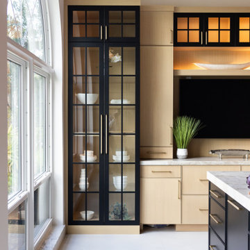 Rift Cut White Oak and Black Golf Village