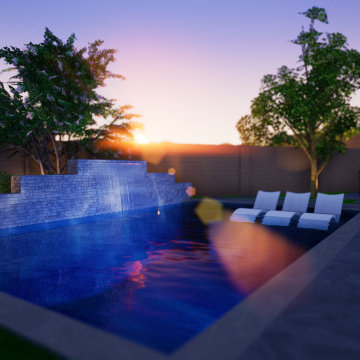 Family Backyard Gathering Spaces and Retreat