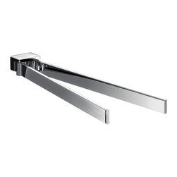 Loft 0550.001.31 Chrome Double Towel Bar 13.3" - Towel Bars
