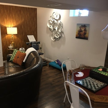 Basement Family Room & Entertainment Space