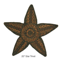 Salem Jute Braided Star Trivet - Trivets