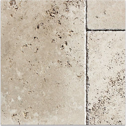 Cappuccino Cobblestone Travertine TIles - Wall And Floor Tile
