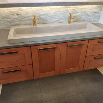 Bathroom Remodel with Custom Vanity