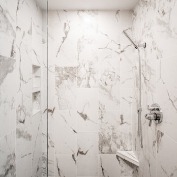 Modern Master Bathroom With Walk In Shower