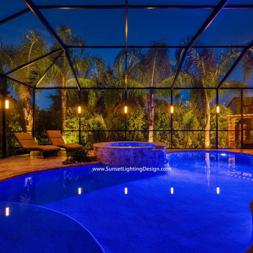 LED Lanai Lights and Pool Cage Lighting in Port Charlotte Florida