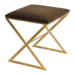 Worlds Away - Worlds Away X Side Stool - Vanity Stools And Benches