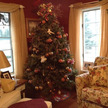 Decorating for Christmas in Illinois