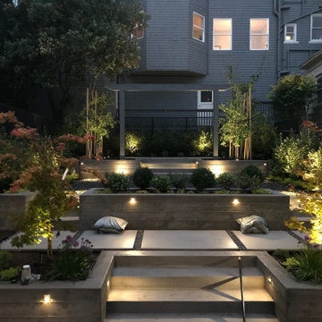 San Francisco Terraced Backyard