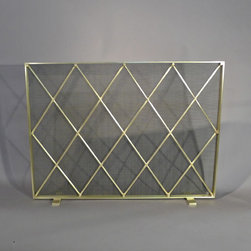 MidCentury Modern Fireplace Screen - Fireplace Screens