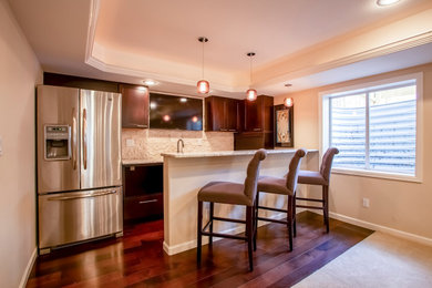 Minimalist home design photo in Denver