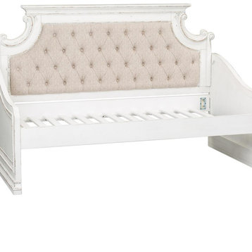 Twin Daybed Slat Roll European Traditional White