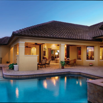 Sater Design Collection's 8052 "Caprina" Home Plan