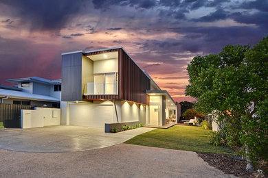 Contemporary exterior in Sunshine Coast.