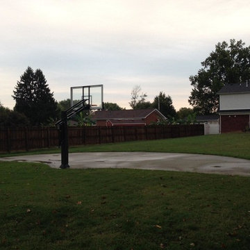 Dale C's Pro Dunk Platinum Basketball System on a 50x28 in Louisville, KY