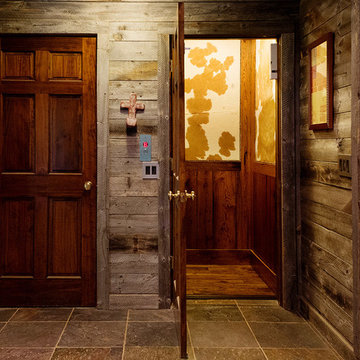 Rustic Log Cabin Elevator