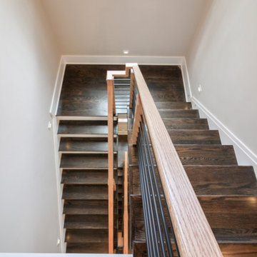 Project #69 | Contemporary Staircase with Horizontal Metal Rods