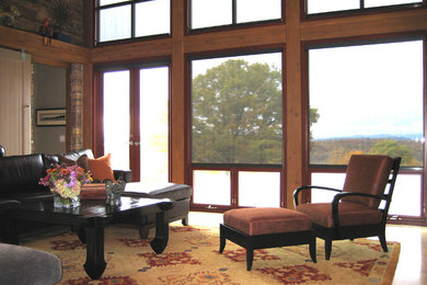 Living room - traditional living room idea in New York