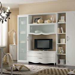SPAR Contemporary Italian Wall Unit Orchidea - $4,265.00 - Entertainment Centers And Tv Stands