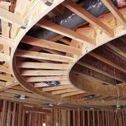 Residence (ceiling) in framing stage of construction - Home Improvement