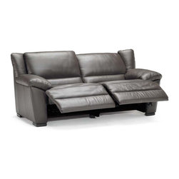 Natuzzi Editions Leather Dual Reclining Sofa A319 - Sofas