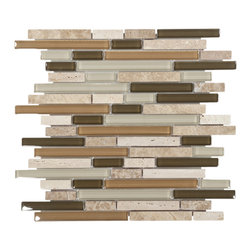 Linear Glass Mosaics - Mosaic Tile