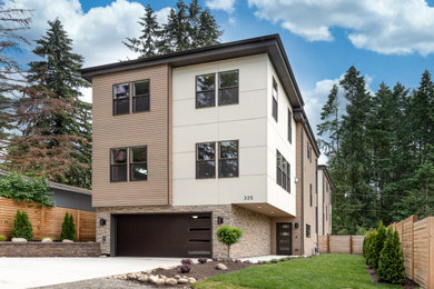 Minimalist exterior home photo in Seattle